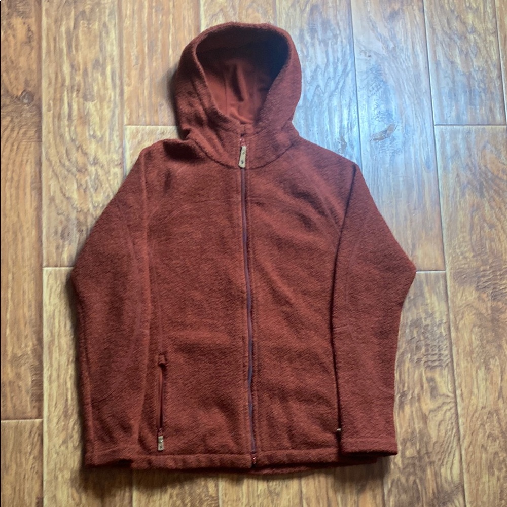 Fjallraven Rust Brown Hooded Jacket